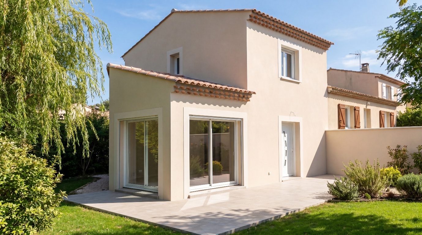 Maison neuve à Gardanne équipée de menuiseries PVC